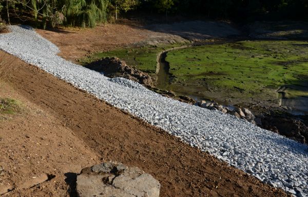 Landscape Swales Installation in Nashua