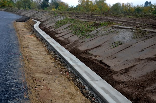 Slope Drainage Installation in Nashua