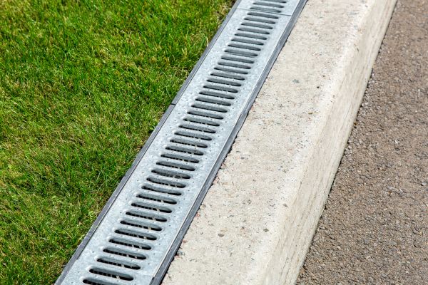Courtyard Drain Installation in Nashua